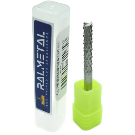 Fresa diamantata multi-tagliente per PCB VHM 4 x 22 x 45