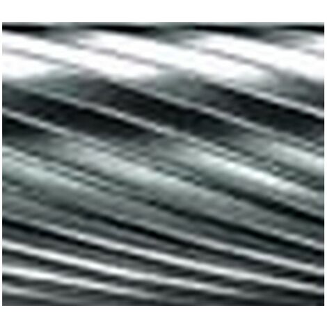 Fresa en varilla de 6 mm, carburo, forma esférico cilíndrico WRC (extremo ronda), dentado 3, forma : WRC 1225, Ø de la cabeza 12 mm