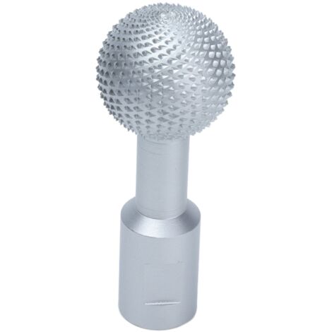 Fresa esférica rotativa, fresa de bola de carbono, cabezal de rectificado para tallado de madera en amoladora angular, 40 mm de diámetro y 108 mm de longitud.
