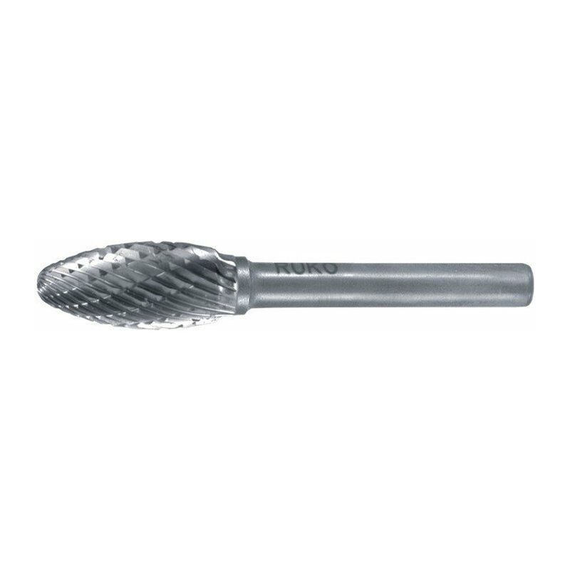 

Fresa FLH D.3mm cabeza L.6mm vástago D.3mm HM Galvanizado KVZ 4 - Ruko