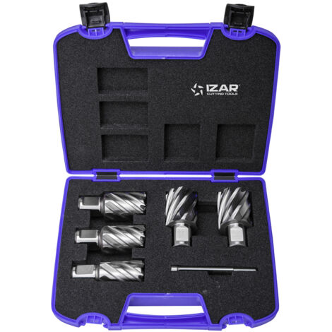 Fresa Hueca HSS-Xt Maquina Electromagnetica - 4070 - Set 24-26-28-30-32 mm IZAR