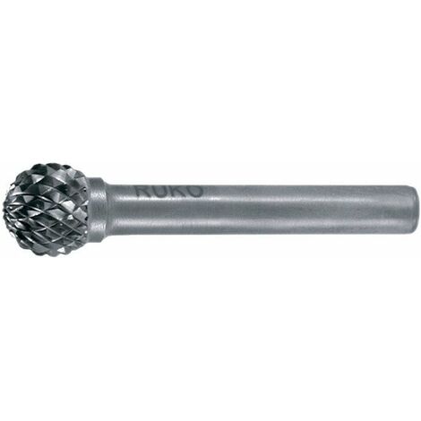 Fresa KUD D.3mm cabeza-L.2.7mm vástago-D.3mm HM Galvanizado KVZ 4 RUKO