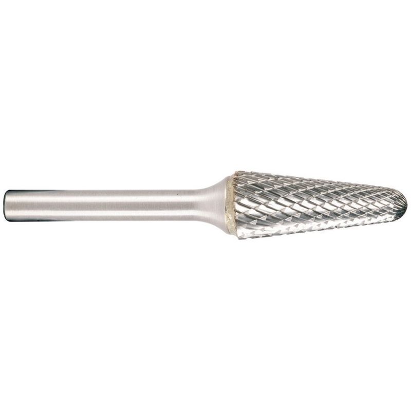 

628366000 Fresa cónica con cabeza esférica MD dentado en cruz 10x76 mm Longitud trabajo 30 mm Vástago D6 mm - Metabo