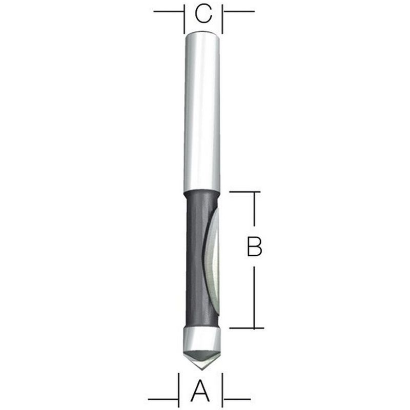 

MAKITA D-10584 - Fresa para madera para paneles pinza (c) 12 mm (a) 12 mm (b) 254 mm