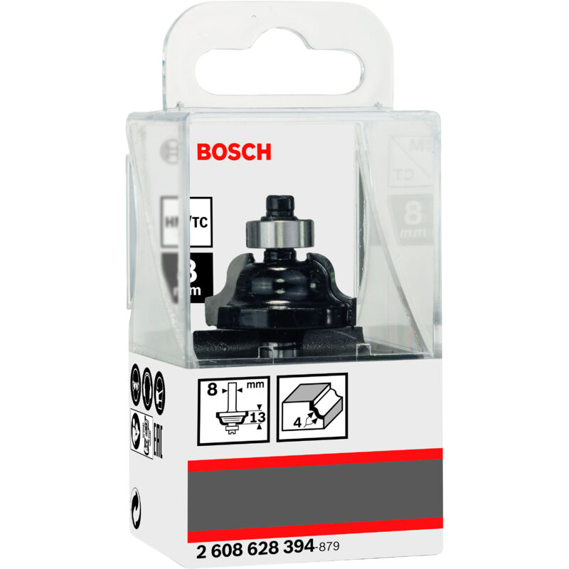 

BOSCH 2608628394 Fresa perfilar B 8 mm R1 4 mm B 8 mm L 12,4 mm G 54 mm