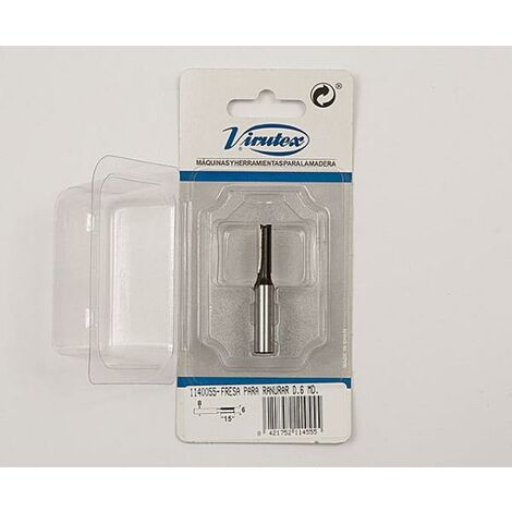 Fresa para ranurar D.6 MD. VIRUTEX -