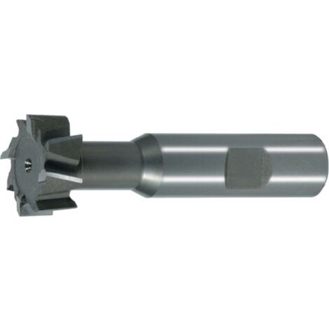 Fresa para ranuras en T DIN 851AB TypeN D.25mm HSS-Co Cruz galvanizada Z.8 MAYKESTAG