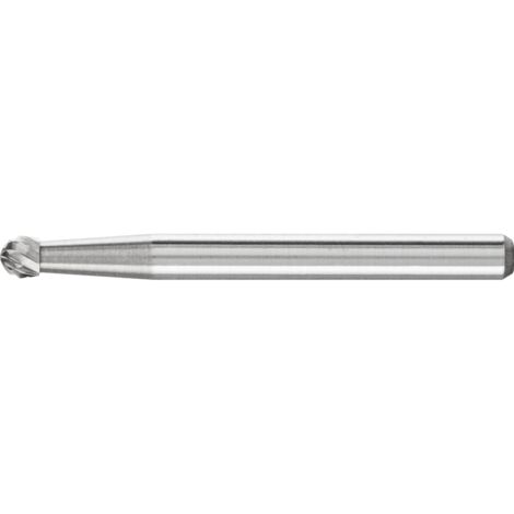 Fresa pequeña forma F KUD D.3mm cabeza-L.2mm vástago-D.3mm HM galv.3 Plus PFERD