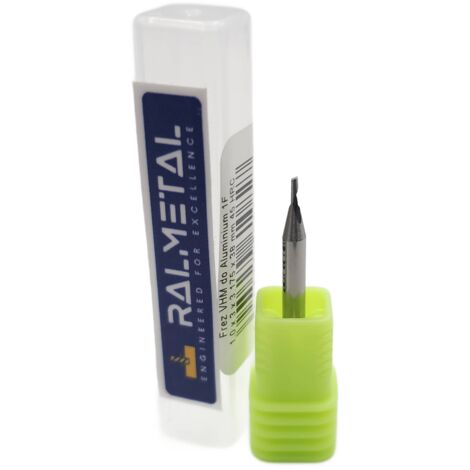 Fresa per alluminio 1-Flute VHM 1 x 3.175 1/8 x 38