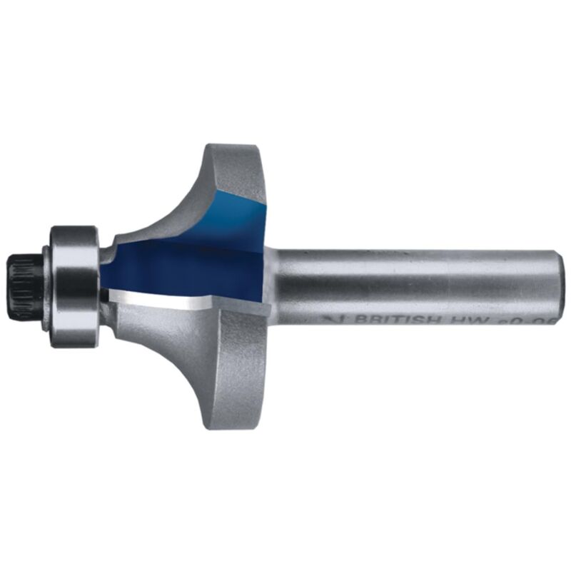 Fresa per arrotondare/profilare Makita con cuscinetto reggispinta Ø 31,7 mm Ø 31,7 mm - gambo 8 mm - raggio 9,5 mm