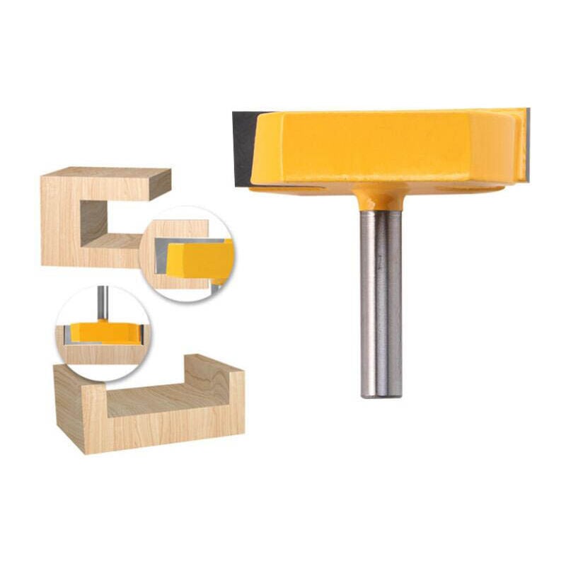 Image of Fresa per fresatrice, fresatrice e fresatrice, bisturi per pulizia fondo, fresa per legno diametro 8mm, macchina per incidere, fresa piatta in