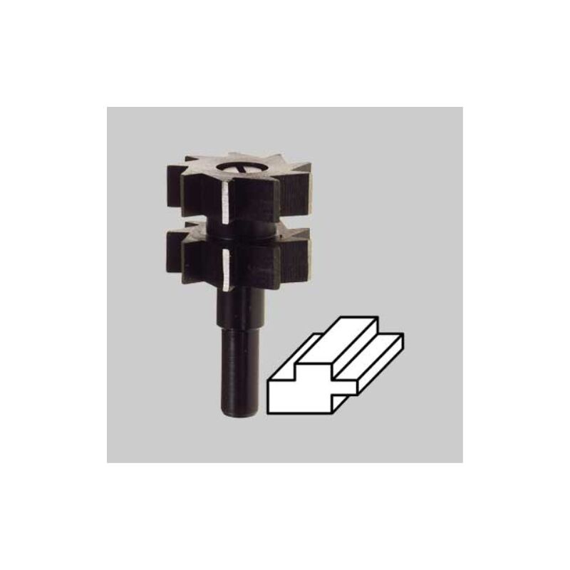 Fresa per incastri doppia battuta ø 30x22 mm PG