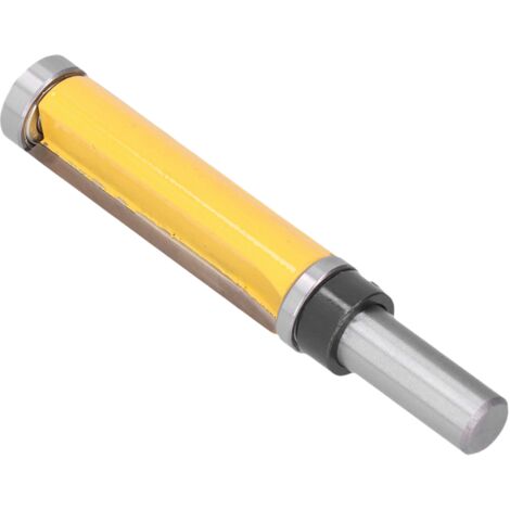 Fresa per legno CNC con cuscinetto superiore, finitura a filo, modello con gambo da 1/2", fresa per la lavorazione del legno
