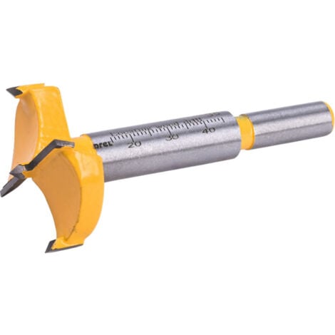 MATERIAUXBRICO.COM Fresa per scanalatura del legno, fresa a bussola da 35 mm con arresto