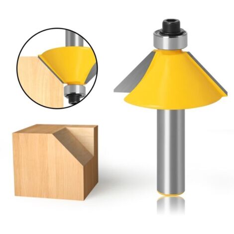 Fresa per smussi - Fresa smussata a 45° - Fresa per legno - Testa per incisione per macchina da taglio