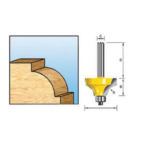 Fresa profilata - 16 x 9 x 6 x 32 - 4