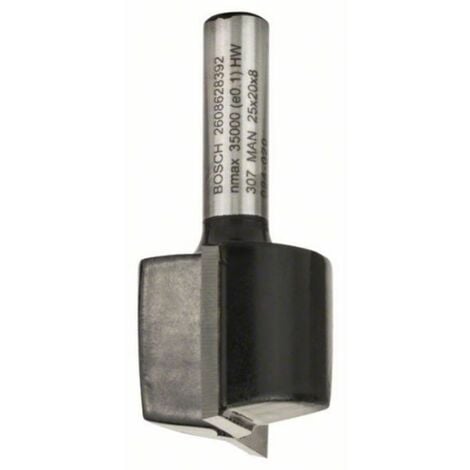 Fresa recta, 8 mm, D1 25 mm, L 19,6 mm, G 51 mm