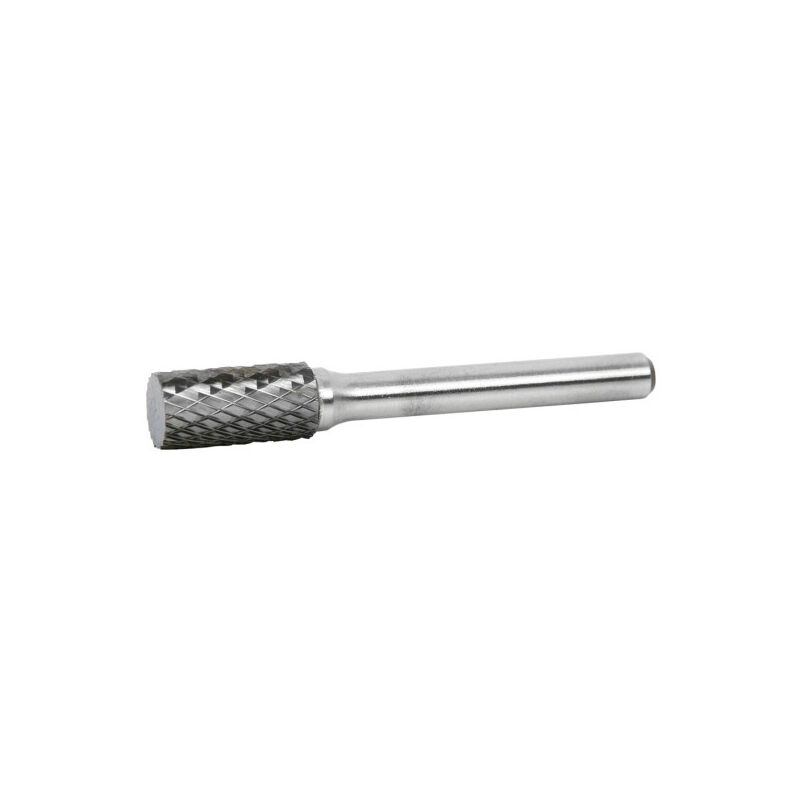 

Fresa Rotativa Metal Duro Dentado Cruzado" Cilíndrica con Corte Centro | Ø 16mm - Largo corte 25mm - L 70mm