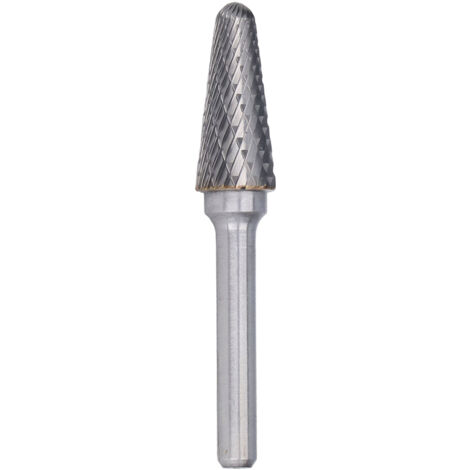 Fresa rotativa de carburo YG8, modelo LX1228, de doble filo para desbaste y acabado.