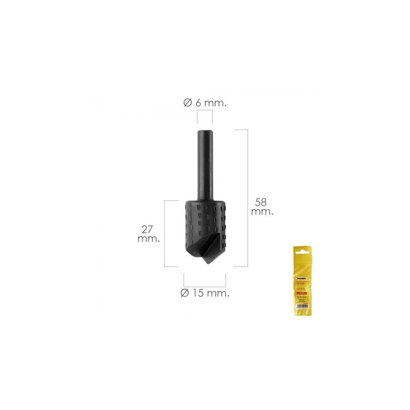 

Fresa rotativa madera para vaciado Ø 15 mm. para taladro / fresadora