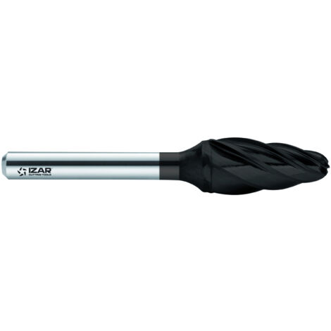 Fresa Rotativa Metal Duro Norma-Rbf (F) Ojiva Redondeada - 9268 - 12,70X06,00 mm Dent.1 - AlTIN IZAR