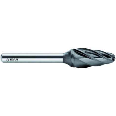 Fresa Rotativa Metal Duro Norma-Rbf (F) Ojiva Redondeada - 9268 - 12,70X08,00 mm Dent.1 IZAR