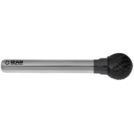 Fresa Rotativa Metal Duro Tipo D Esferica - 9258 - 03,00X03,00 mm Dent.6 - AlTIN IZAR