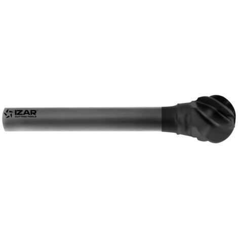 Fresa Rotativa Metal Duro Tipo D Esferica - 9258 - 09,60X06,00 mm Dent.1 - AlTIN IZAR