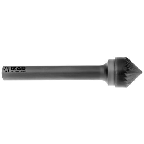 Fresa Rotativa Metal Duro Tipo K Conica-90º - 9256 - 06,00X06,00 mm Dent.6 IZAR