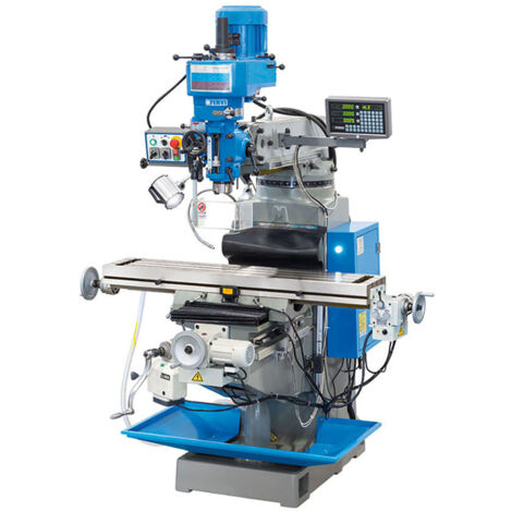 Fresa verticale FERVI F060 - discesa automatica - visualizzatore 3 assi - cambio a cinghie