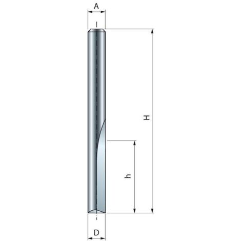 FRESA WIDIA TAGLIENTI DIRITTI 04-09906 D 3X 9,5/44,5 MM