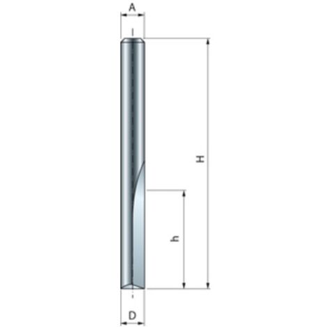 FRESA WIDIA TAGLIENTI DIRITTI 04-10106 D 4X15,8X44,5 MM