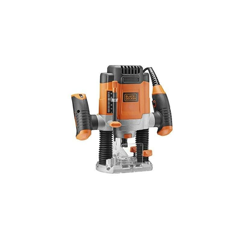

Fresadora electrónica 1200W + accesorios KW1200E Black+Decker