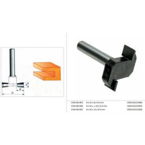 Fresadora Condor 32x10mm, para Madera, con Eje de 8mm, ideal para crear ranuras en madera, alta durabilidad, precisión y rendimiento profesional en carpintería.
