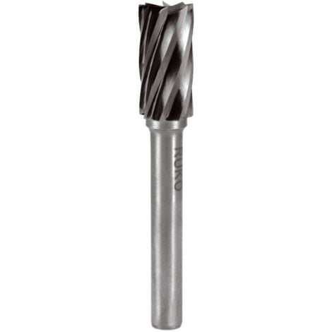 Fresas metal duro Alu forma A - ZYA cilíndrica sin dentado frontal, Ø6mm  Ruko 116015A