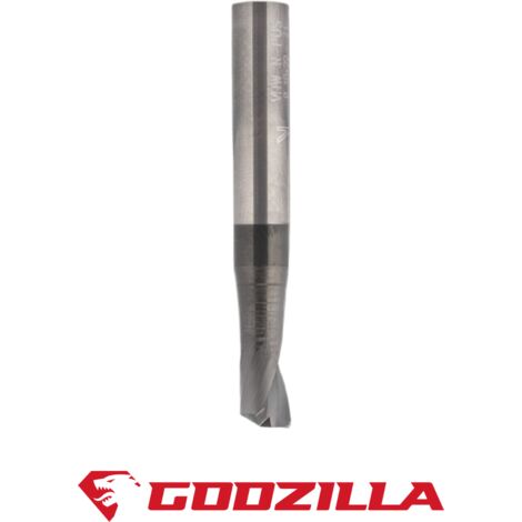 Fresas recubrimiento para Plástico, Aluminio y PVC D=10 I=25 S=10 Z=1 - Godzilla Puntas