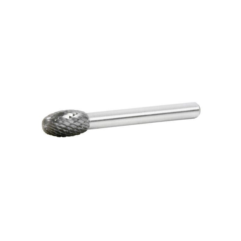 

Fresas Rotativas Metal Duro Dentado Cruzado" Punta Forma Gota Oval | Ø 16mm - Largo corte 25mm - L 70mm