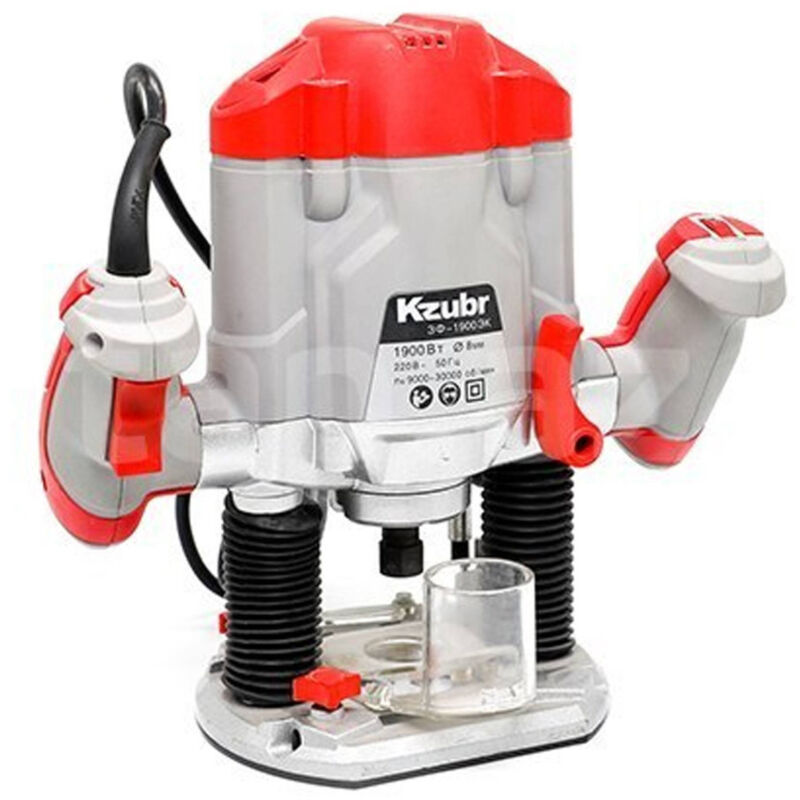 Image of Trade Shop - Fresatrice Elettrica Verticale 1900w Per Frese Pantografo Da 6/8 Mm Decora Legno -