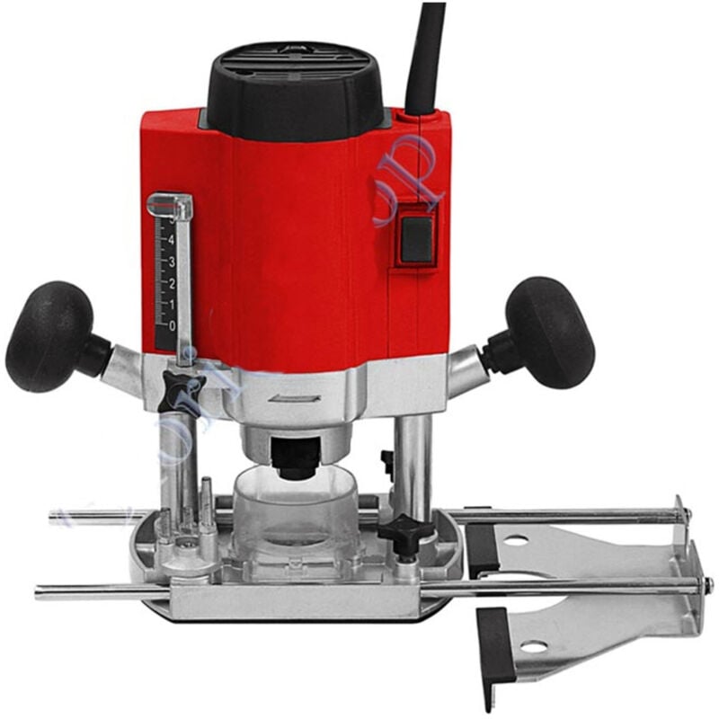 Image of Trade Shop Traesio - Trade Shop - Fresatrice Elettrica Verticale 900w Per Frese Pantografo Da 8mm Decora Legno -