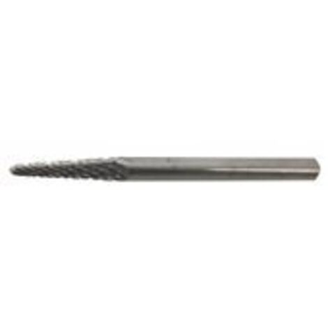 Fresatrice rotativa Beta 426MD-3/TA3, carburo di tungsteno de, forma conica arrotondata, 3x13mm, gambo 3mm, taglio standard, con rompitruciolo de.