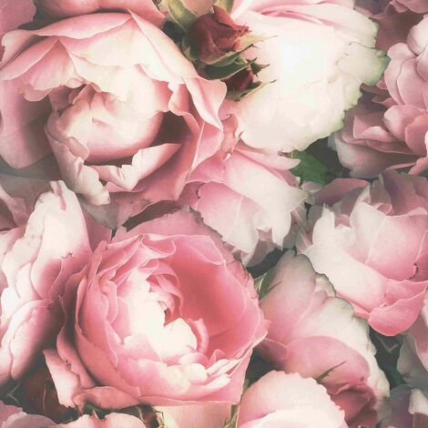 Fresco Blossom Pink Floral Wallpaper