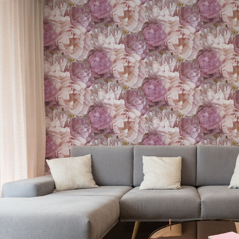 Fresco Pink Floral Teasie Wallpaper (Was £12)