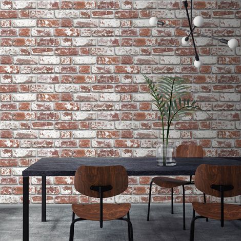 Fresco Red House Brick Wallpaper (Was £13)