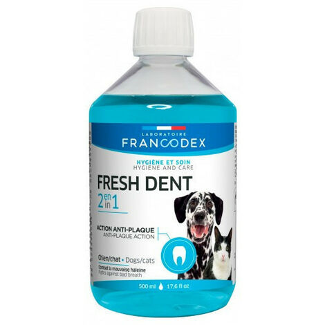 Fresh Dent 2 en 1 Pour Chiens et Chats 500ml - Francodex