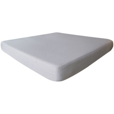 FRESH - Drap Housse 140x190cm Blanc Imperméable et Respirant