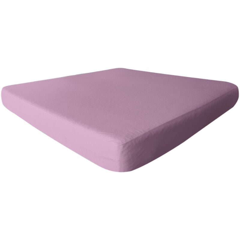 Altobuy - fresh - Drap Housse 140x190cm Rose Imperméable et Respirant