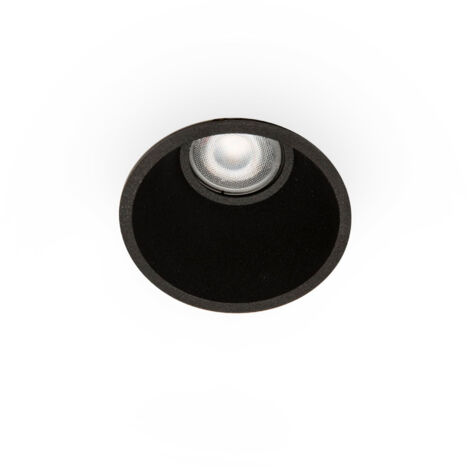 FRESH IP44 Empotrable negro GU10