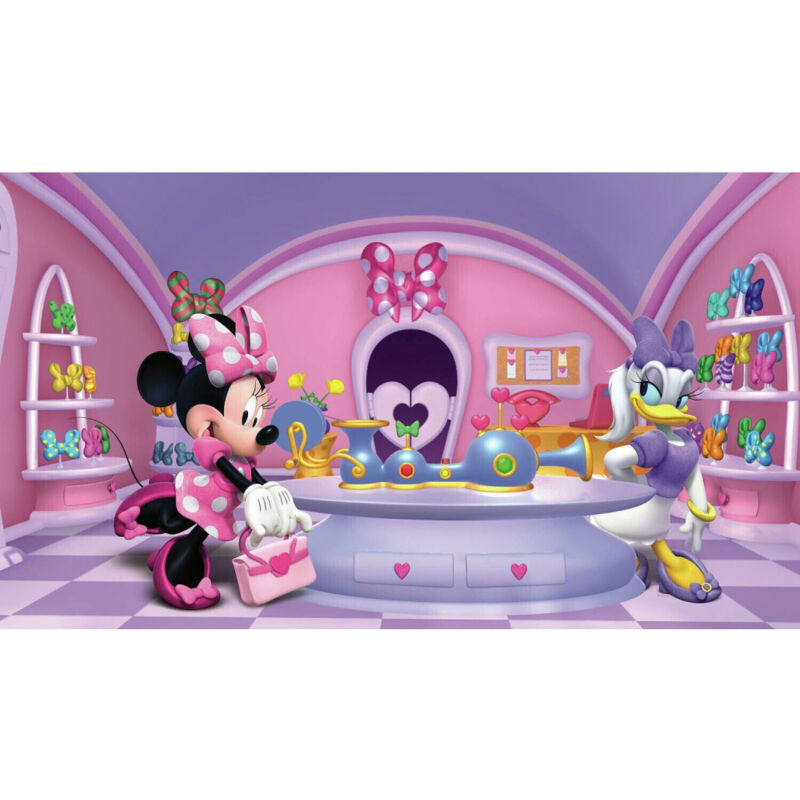 Papier peint panoramique encollé Disney Minnie Fashionnista - 320 cm x 182,88 cm