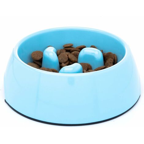 Fressnapf Antischlingnapf, rutschfest  viele Farben & Größen  für kleine & große Hunde  Futter-Napf Katze  Hunde-Napf Hund  Katzen-Napf  Melamin-Napf  Blau, 140 ml