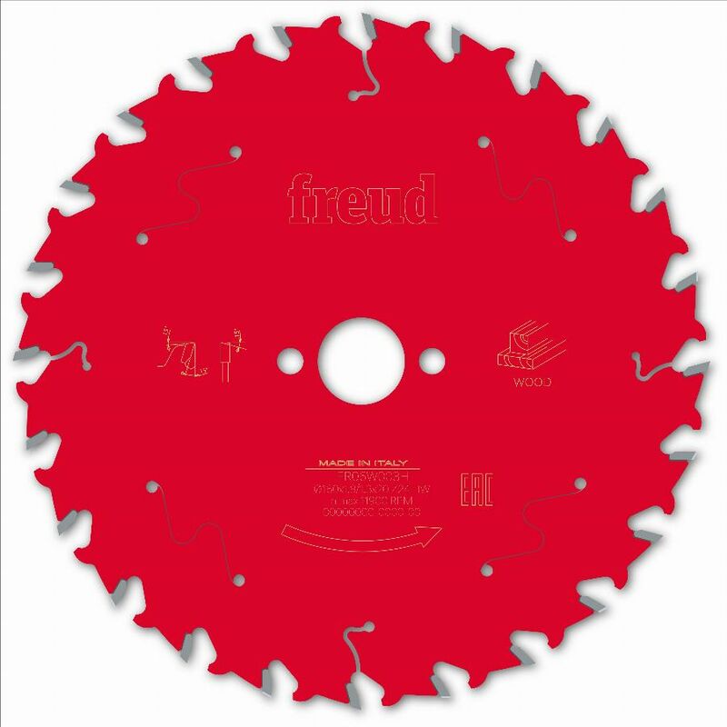 FREUD Lame de scie circulaire pour bois - 160 mm - 20 mm - 1,8 mm - 24 dents